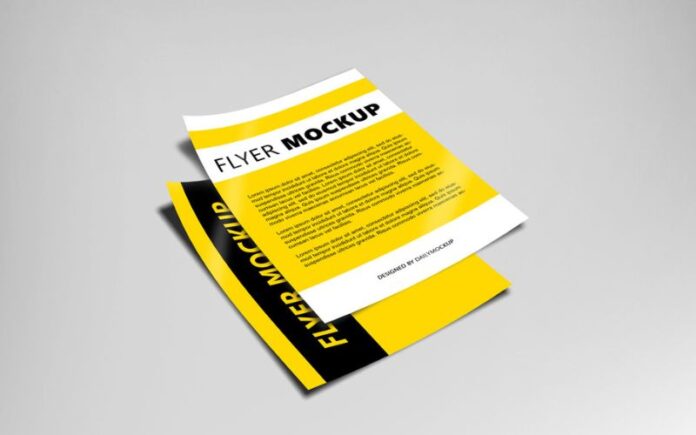 Custom die cut flyers