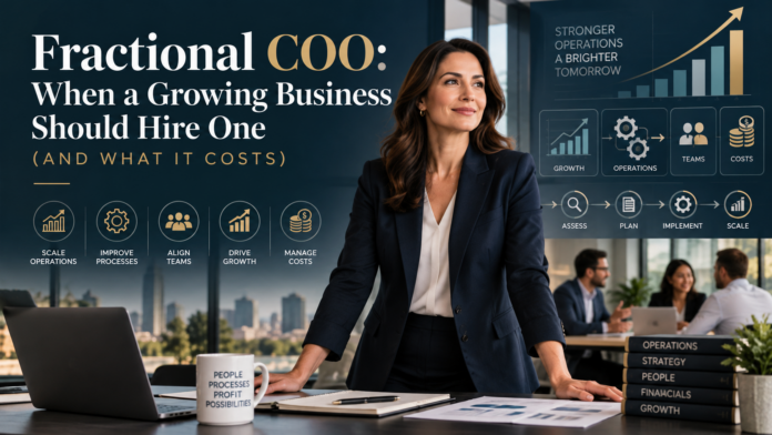 Fractional COO When a Growing Business Should Hire One (and What It Costs) Fractional COO